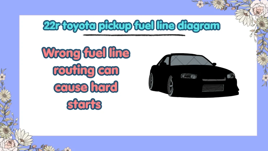 What Is a 22r Toyota Pickup Fuel Line Diagram