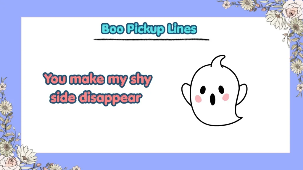 Are There Cute Boo Pickup Lines for a Crush