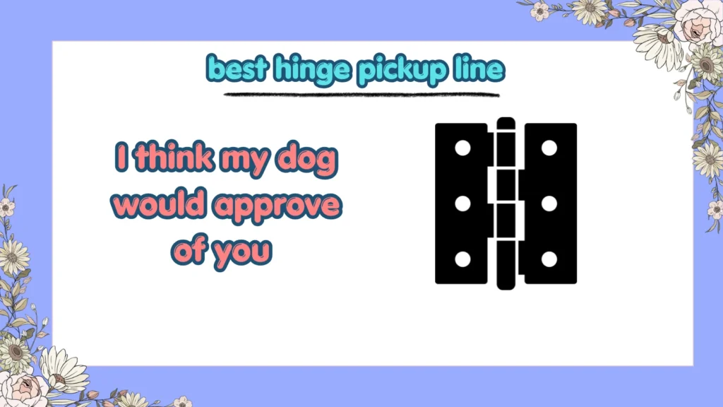 What Are the Best Hinge Pickup Lines Right Now