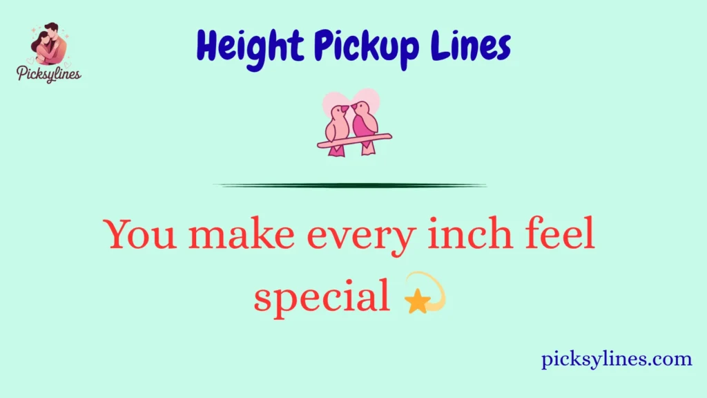 Height Pickup Lines