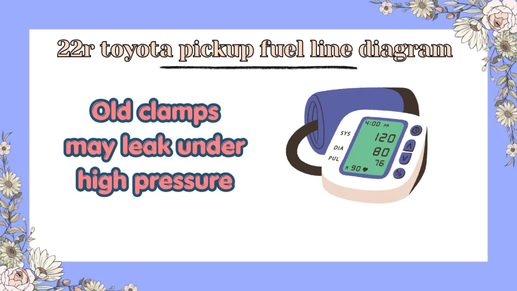22r toyota pickup fuel line diagram