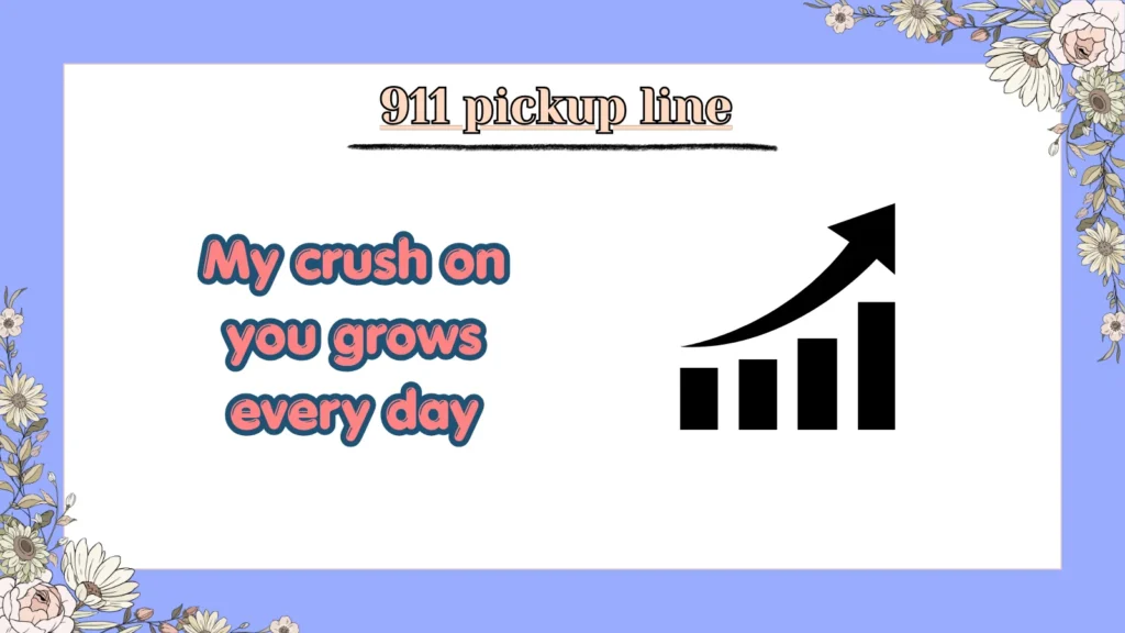 911 pickup line