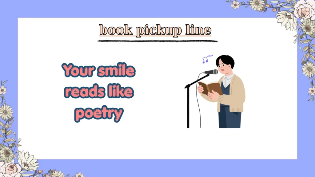 book pickup line