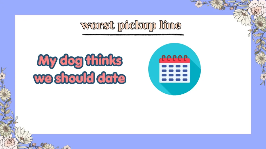 worst pickup line