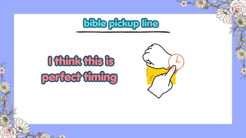 bible pickup line